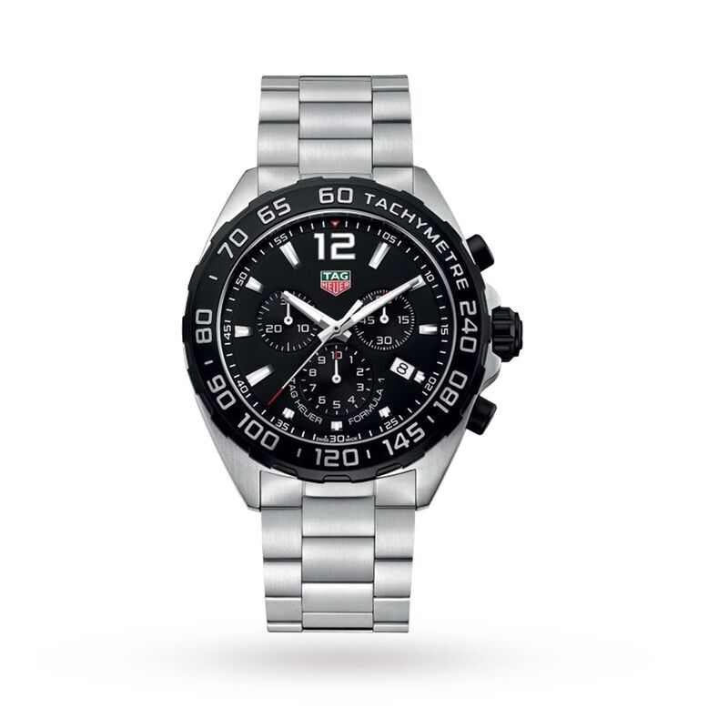 Formula 1 Quartz Chronograph 200M 43mm Mens Watch Black, , hi-res