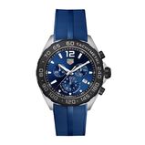 Formula 1 Quartz Chronograph 200M 43mm Mens Watch Blue Rubber, , hi-res