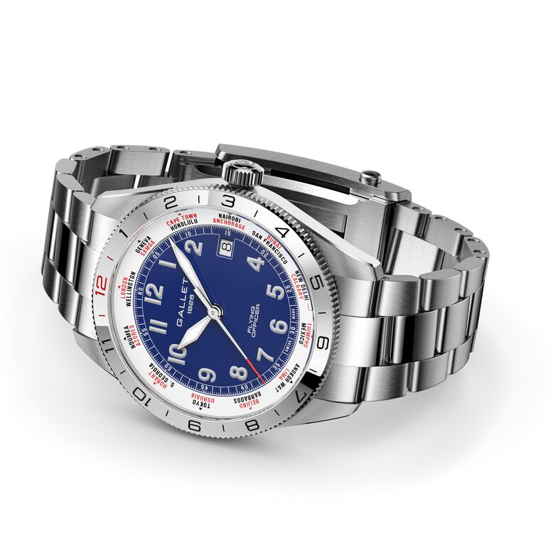 Flying Officer Automatic 40mm Unisex Watch Blue Dial, , hi-res