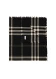 Wide Check Wool Scarf, , hi-res
