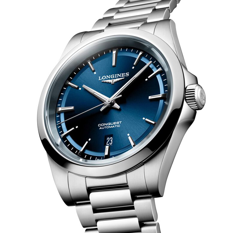 Conquest 41mm Mens Watch Blue, , hi-res