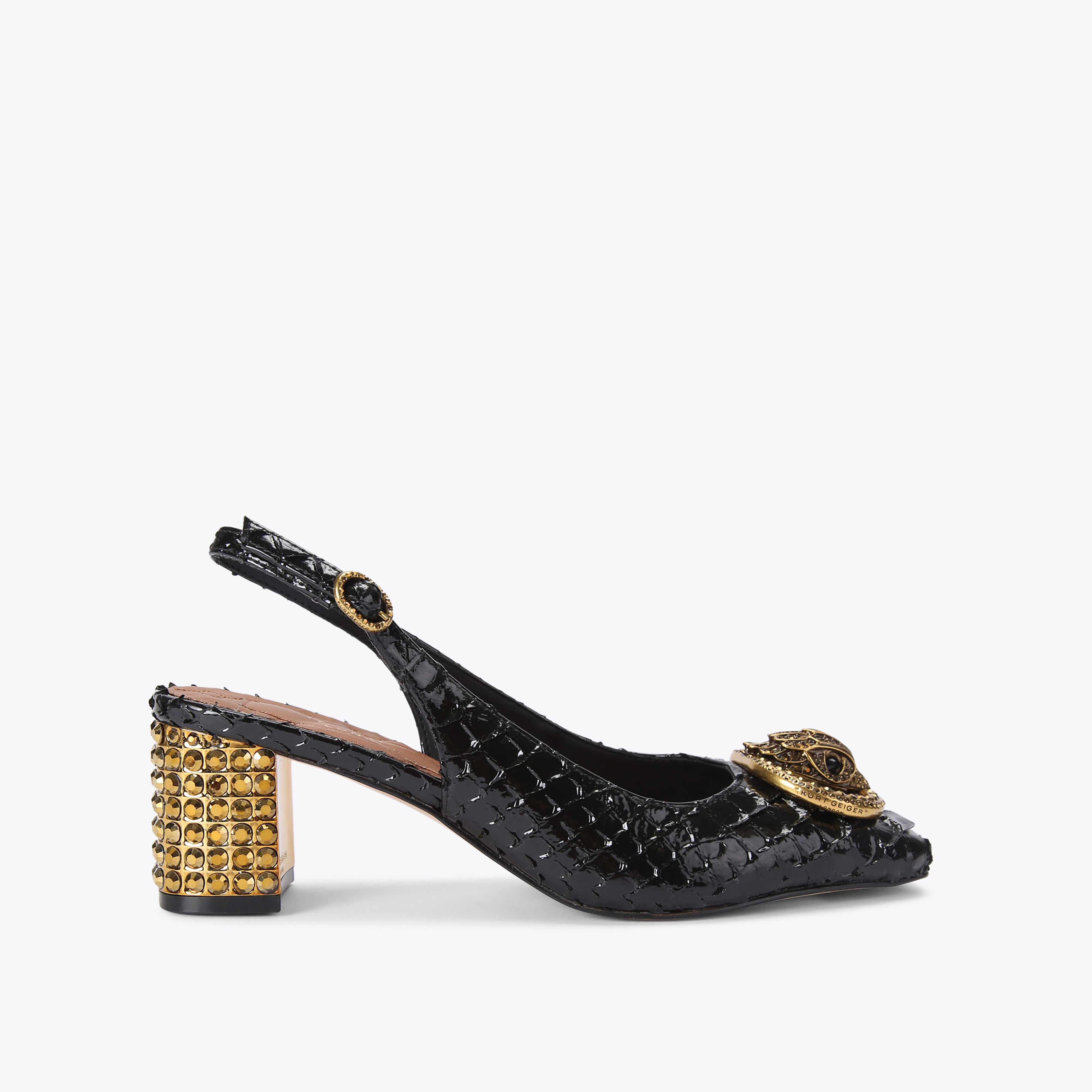 Chelsea Block Slingback Heel