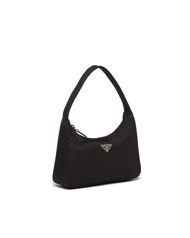 Prada Tessuto Nylon Mini Re-Edition 2000 Shoulder Bag Black