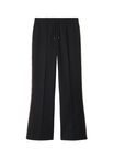 Check Trim Cotton Blend Track Pants
