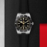 Black Bay 54 Manufacture Calibre MT5400 &#40;COSC&#41; 37mm Steel Case Black Rubber Strap, , hi-res
