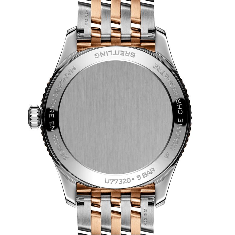 Navitimer 32mm Ladies Watch White Mother Of Pearl Stainless Steel and 18k Red Gold, , hi-res