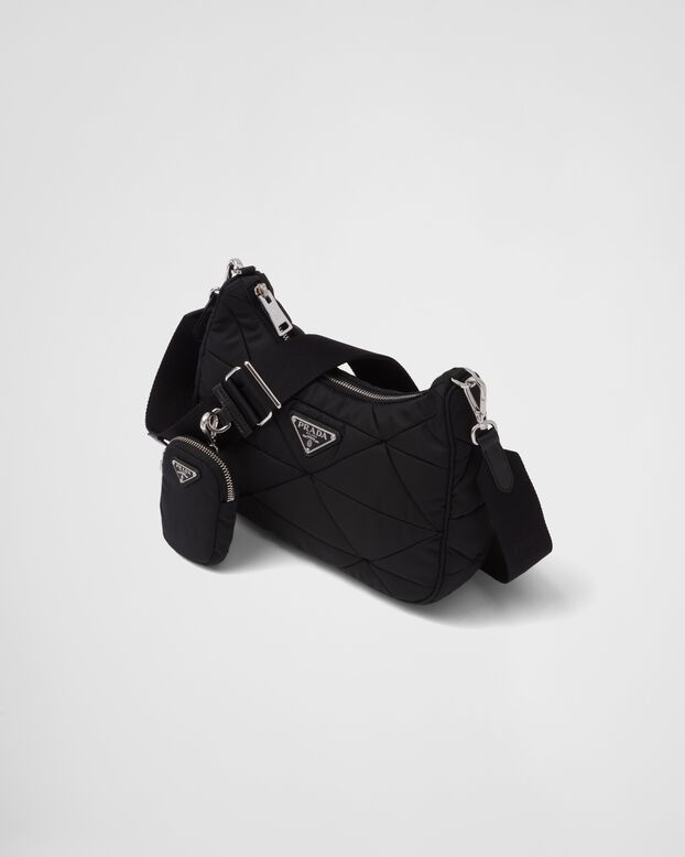 Padded Re-Nylon shoulder bag, , hi-res