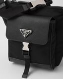 Re-Nylon and Saffiano leather shoulder bag, , hi-res