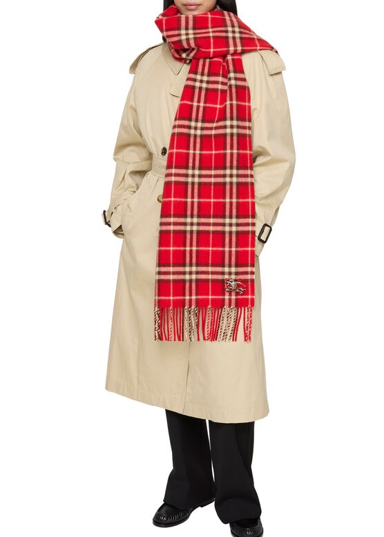 Check Cashmere Scarf, , hi-res