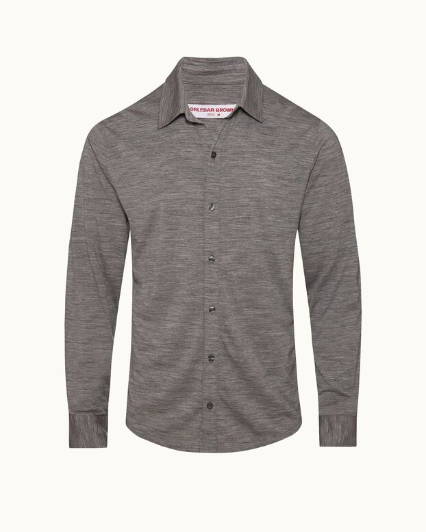 Giles Merino Grey Melange, , hi-res