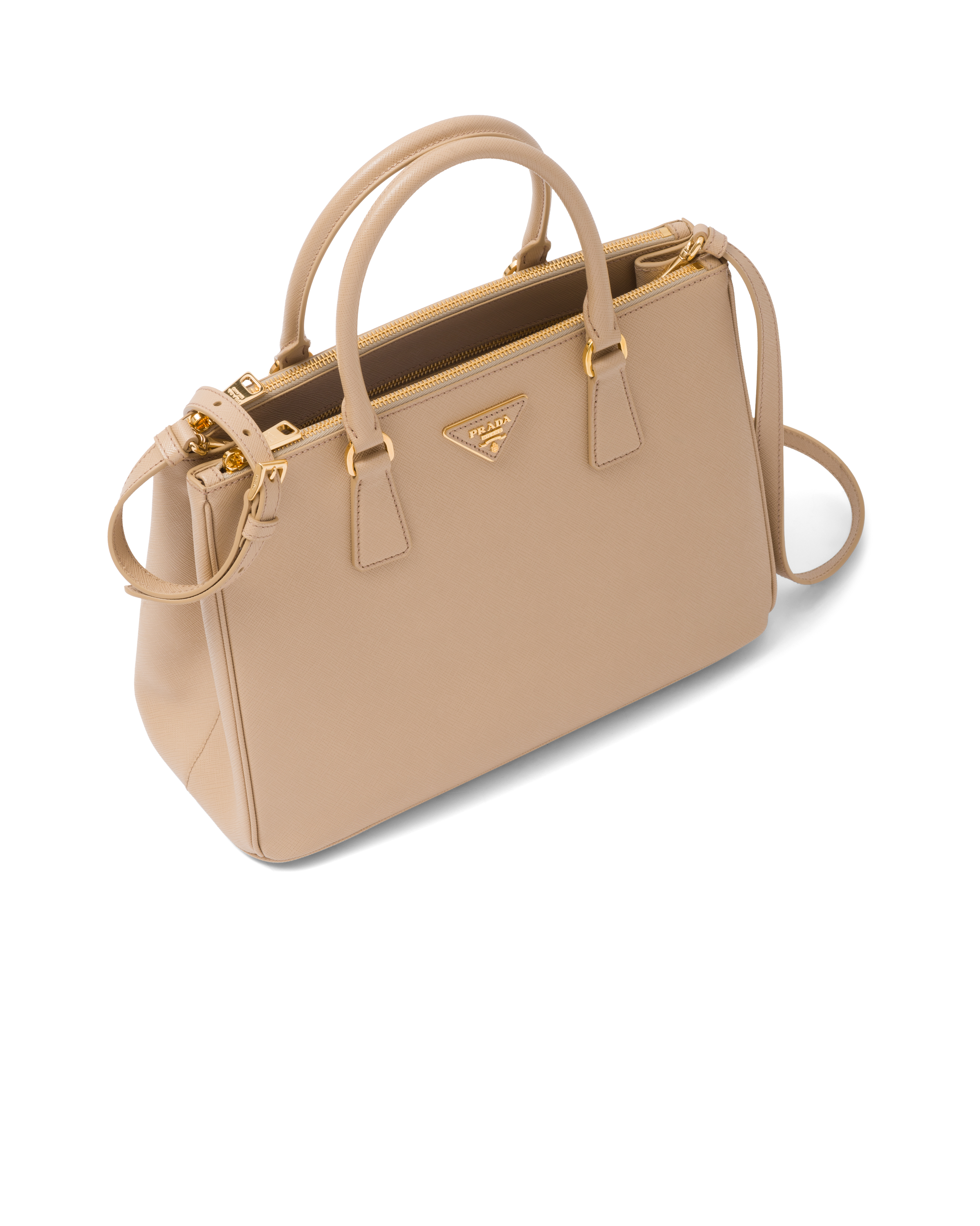 Shop PRADA 2023 SS Large Prada Galleria Saffiano leather bag  (1BA274_NZV_F0002_V_EOO, 1BA274_NZV_F0480_V_EOO) by Lecielbleu