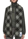 Narrow Check Wool Scarf, , hi-res