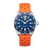 Formula 1 43mm Mens Watch Orange Rubber Strap, , hi-res