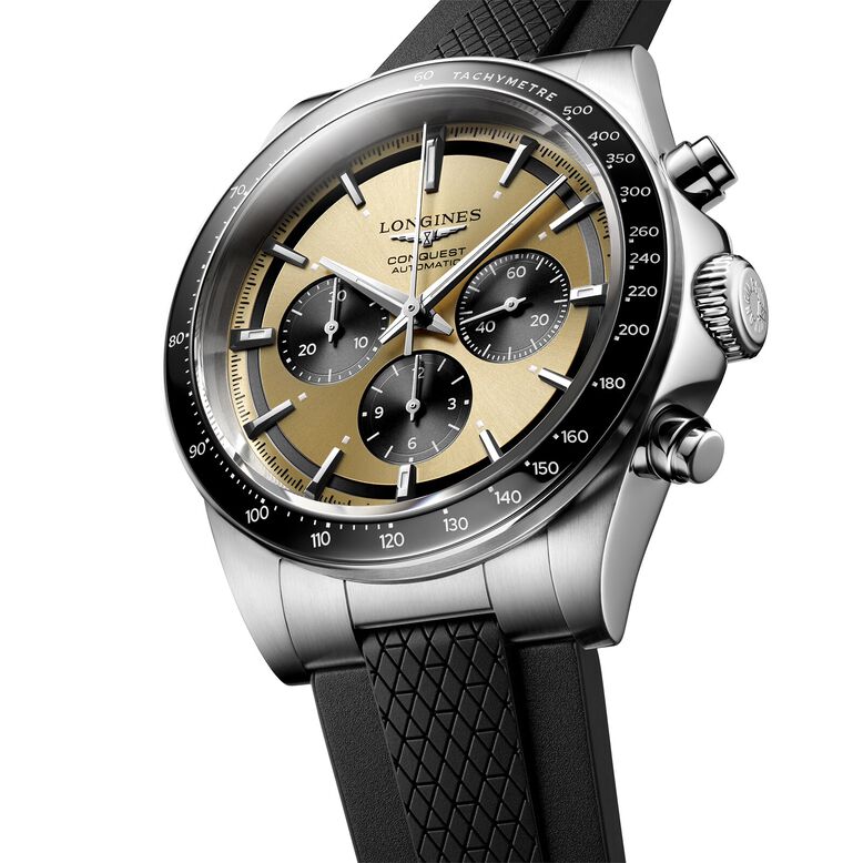 Conquest 42mm Mens Watch Brown, , hi-res