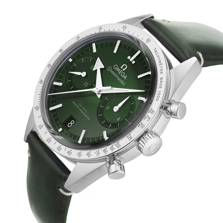Speedmaster 57 Co-Axial Master Chronometer Chronograph 40.5mm Mens Watch Green, , hi-res