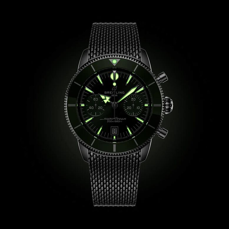 Superocean Heritage B01 Chronograph 42mm Mens Watch Green, , hi-res