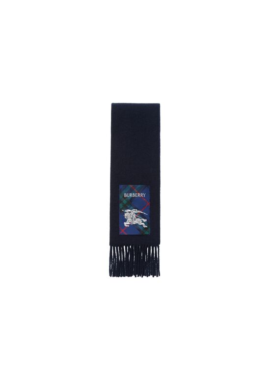 Check Label Cashmere Scarf, , hi-res