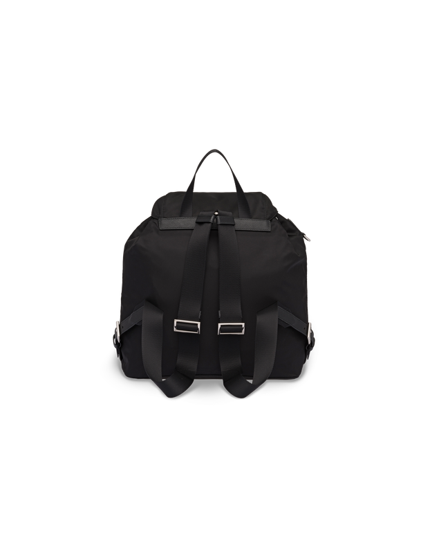 Re-Nylon medium backpack with pouch, , hi-res