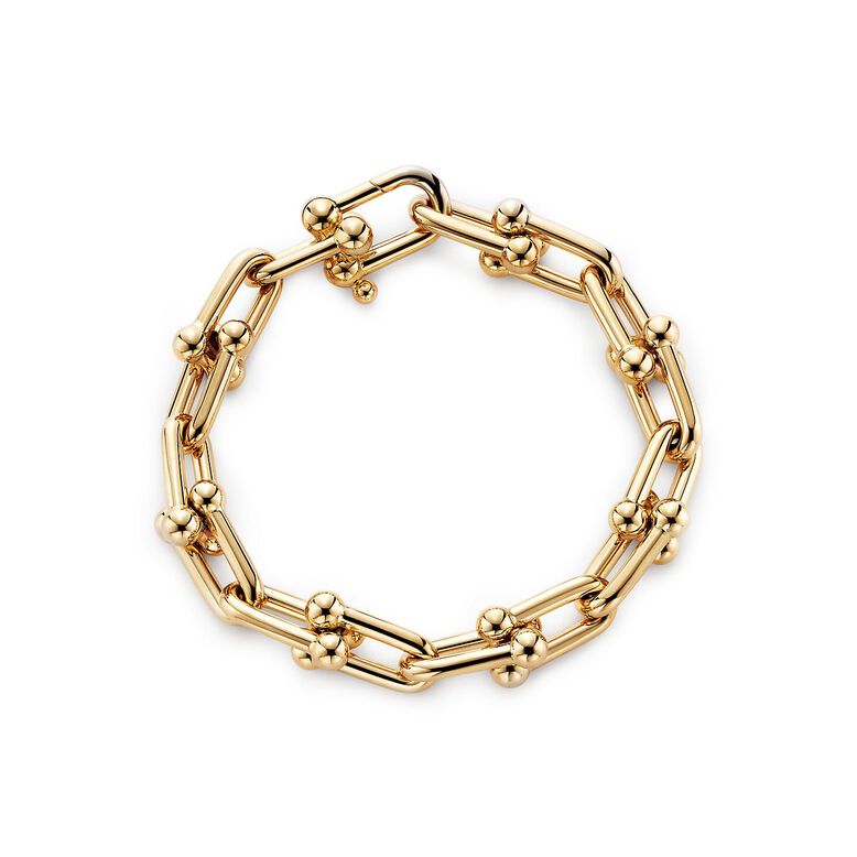 Tiffany HardWear Large Link Bracelet in Yellow Gold - Size Large, , hi-res