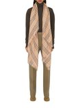Check Cashmere Silk Scarf, , hi-res