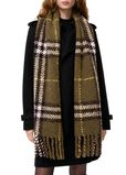 Check Alpaca Wool Blend Boucl&eacute; Scarf, , hi-res