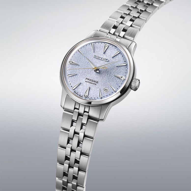 Presage 'Frozen Skydiving' Diamond Cocktail Time 34mm Ladies Watch, , hi-res