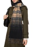 Gradient Check Cashmere Scarf, , hi-res