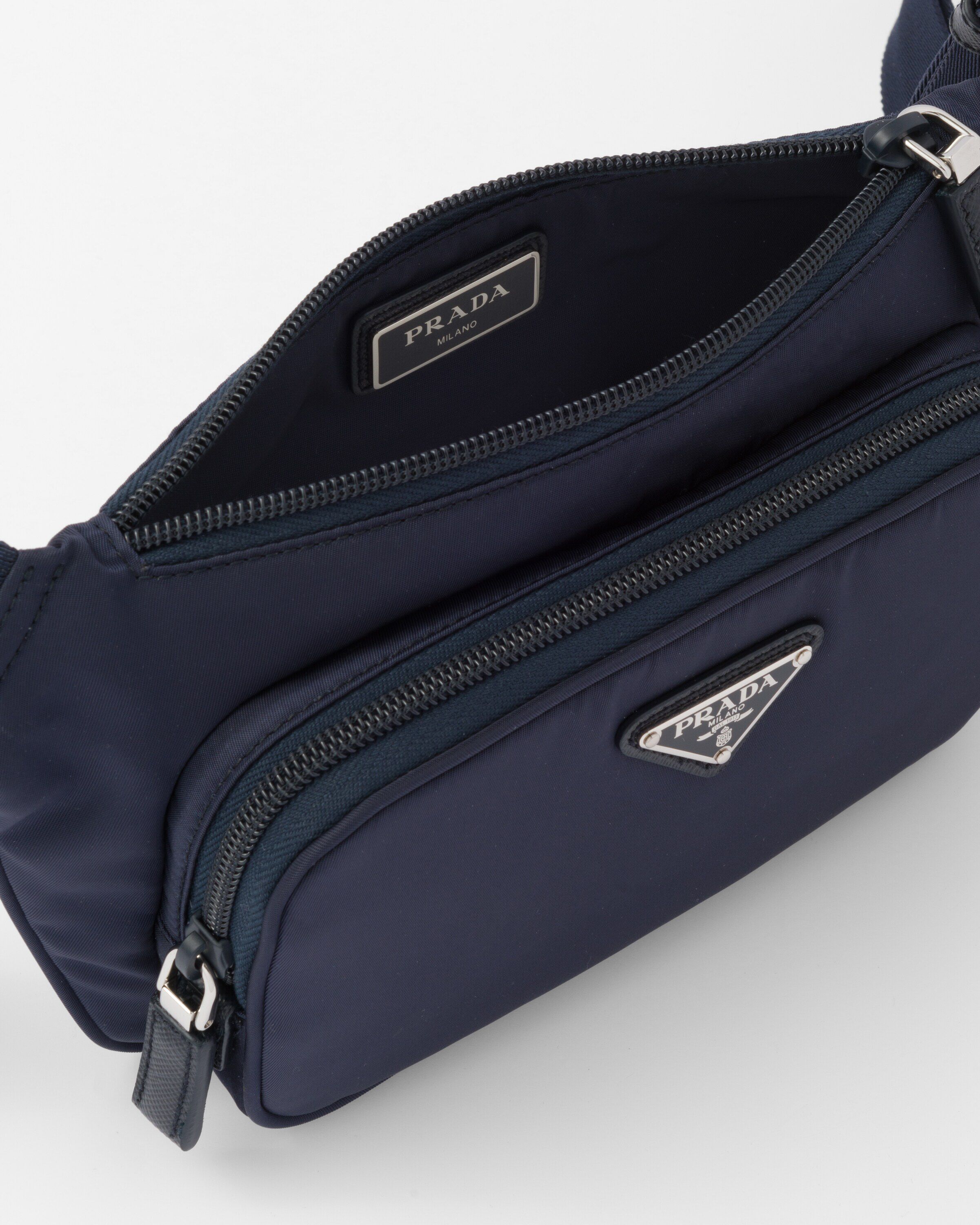 Prada technical fabric shoulder bag clearance