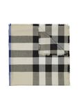 Check Cashmere Silk Scarf, , hi-res
