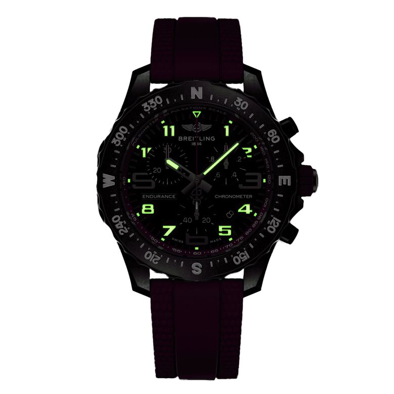 Endurance Pro 38mm Unisex Watch Purple Rubber, , hi-res