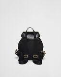 Medium Re-Nylon and brushed leather backpack, , hi-res