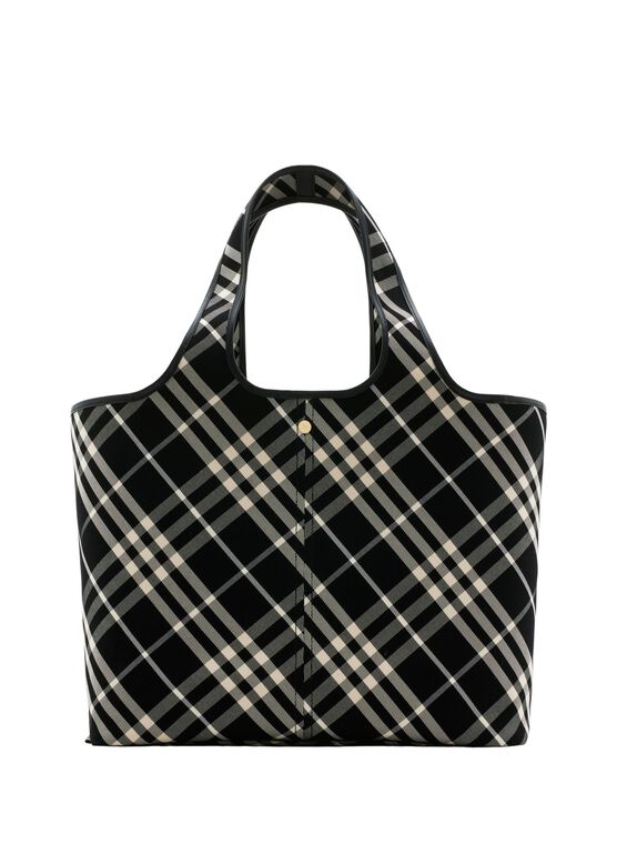 Medium Check Tote, , hi-res