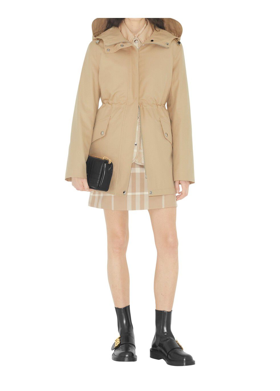 Burberry Tropical Gabardine Hooded Parka Coats Jackets