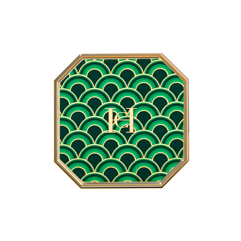 Makeup Compact Case Green Waves, , hi-res