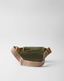 Re-Nylon and leather shoulder bag, , hi-res