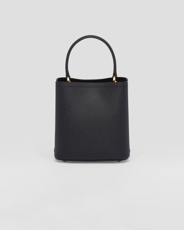 Small Saffiano Leather Prada Panier Bag, , hi-res