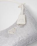 Satin mini-bag with crystals, , hi-res