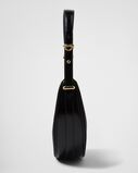 Prada Arqu&eacute; small Re-Nylon and brushed leather shoulder bag, , hi-res