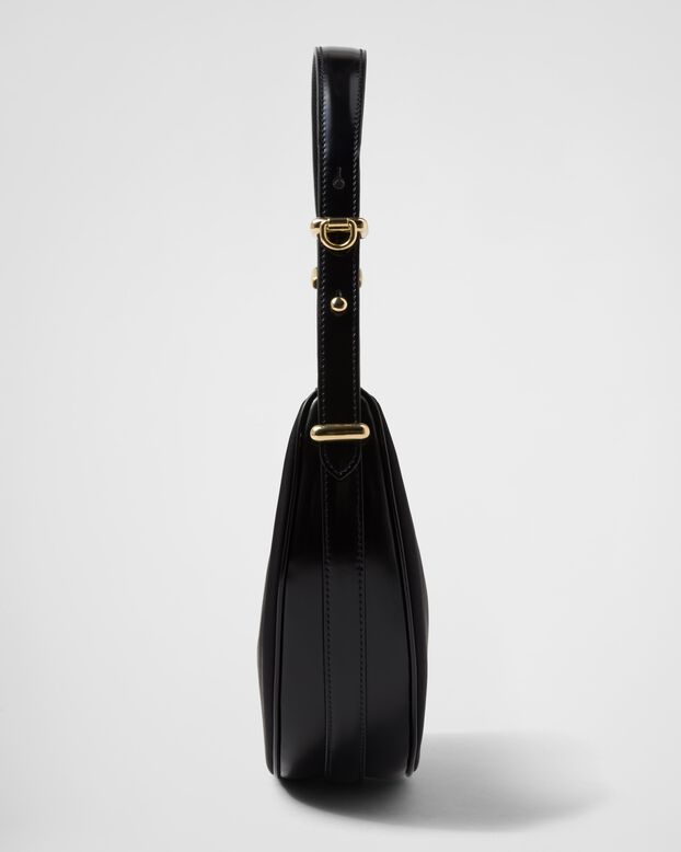 Prada Arqu&eacute; small Re-Nylon and brushed leather shoulder bag, , hi-res