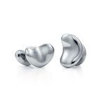Elsa Peretti® Bean design Cufflinks in Ruthenium, 18 mm