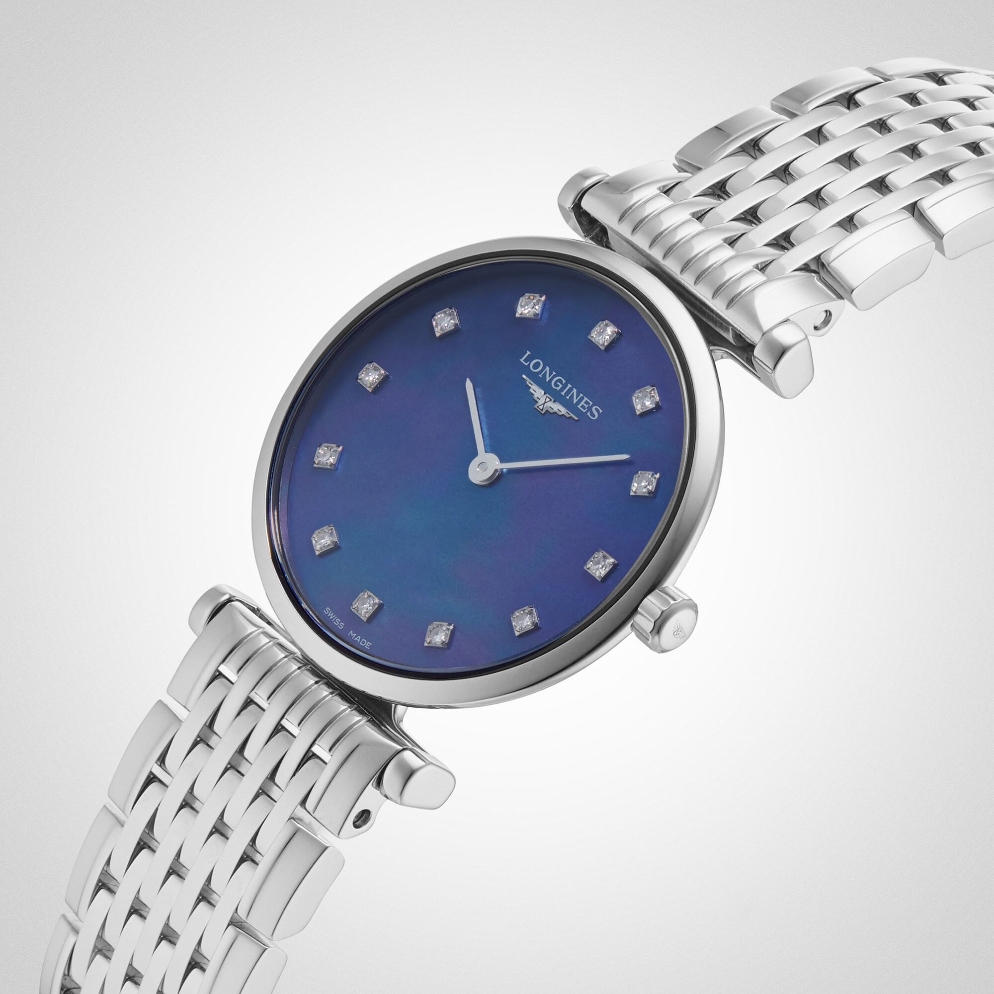 Longines ladies watch blue dial cheap