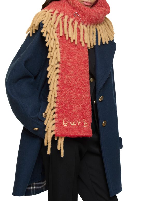 Alpaca Wool Blend Happy Scarf, , hi-res