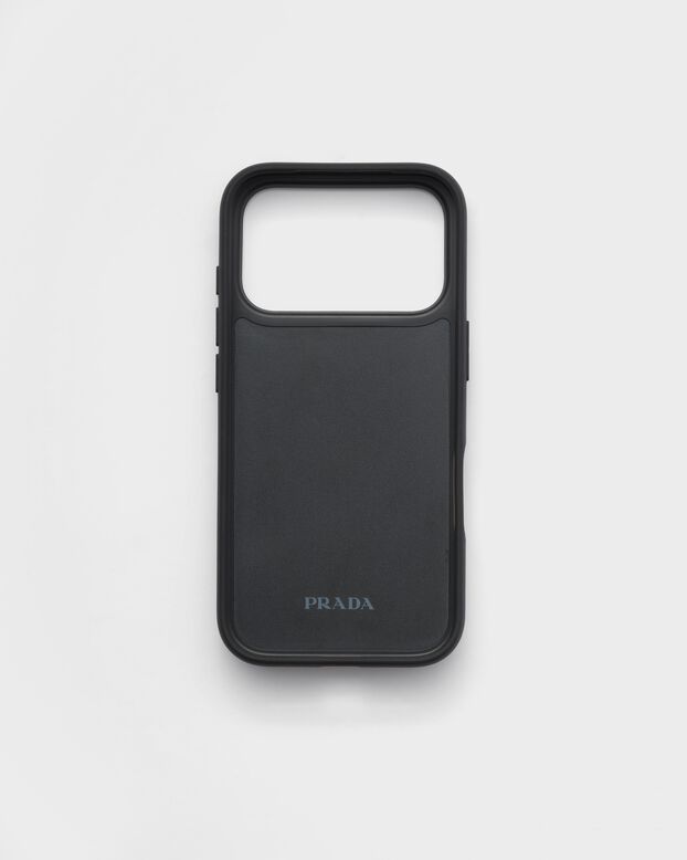 Saffiano leather case for iPhone 17 Pro, , hi-res