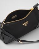 Re-Edition 2002 Re-Nylon and brushed leather shoulder bag, , hi-res