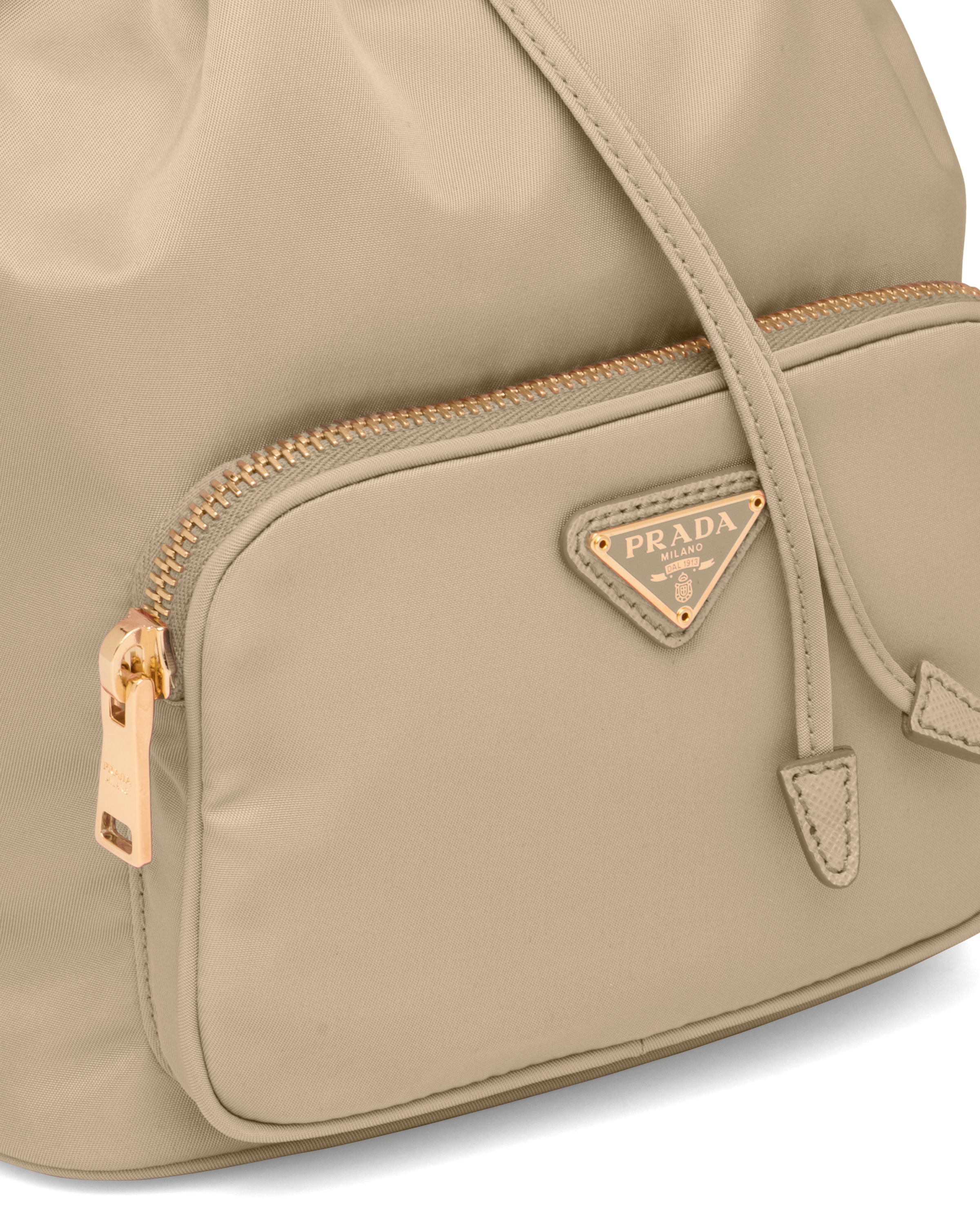 Prada fabric bucket bag deals