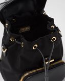 Small Re-Nylon and brushed leather backpack, , hi-res