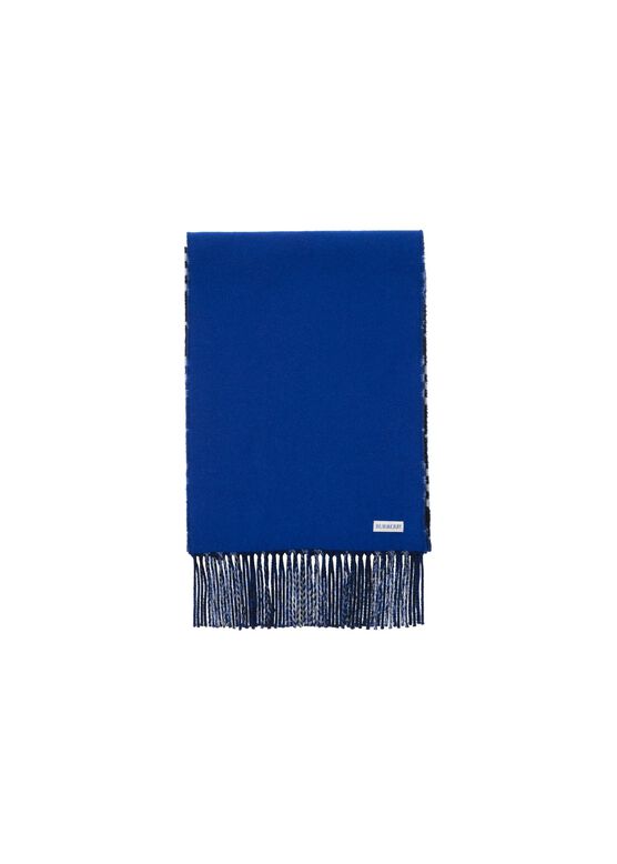 Gradient Check Cashmere Scarf, , hi-res