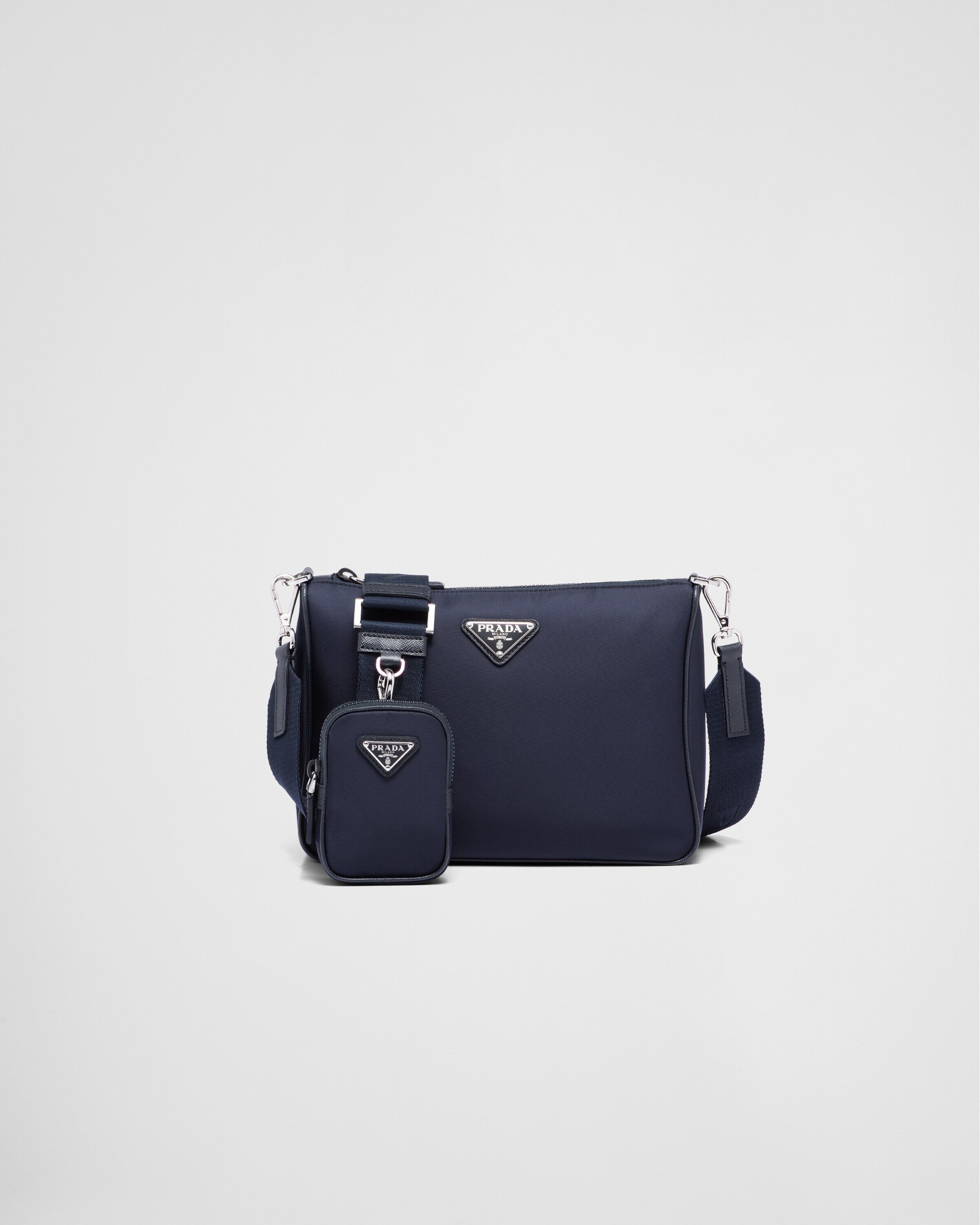 Prada Re Nylon and Saffiano leather shoulder bag Crossbody Heathrow Reserve Collect