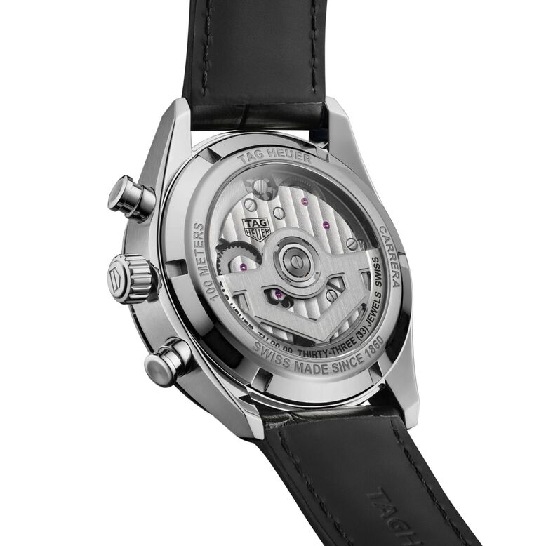 Carrera Chronograph Tourbillon 42mm Mens Watch Green, , hi-res