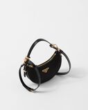 Prada Arqu&eacute; Re-Nylon and brushed leather mini shoulder bag, , hi-res